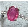 Image 2 : PLATINUM PT950 RUBY (1.1CT) DIAMOND (0.04CT)