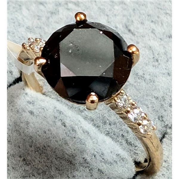 10K(2.26G) BLACK DIAMOND (2.33CT) MOISSANITE
