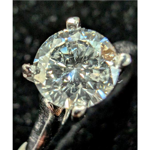 PLATINUM PT950 LAB DIAMOND (0.76CT) RING SIZE 5