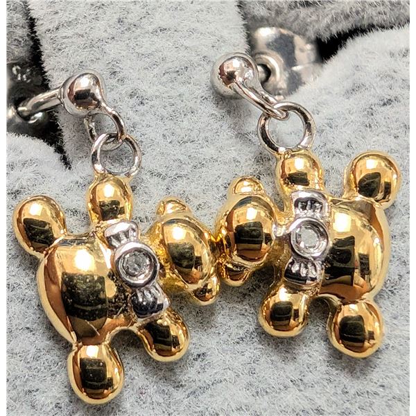 SILVER DIAMOND (0.01CT) EARRINGS