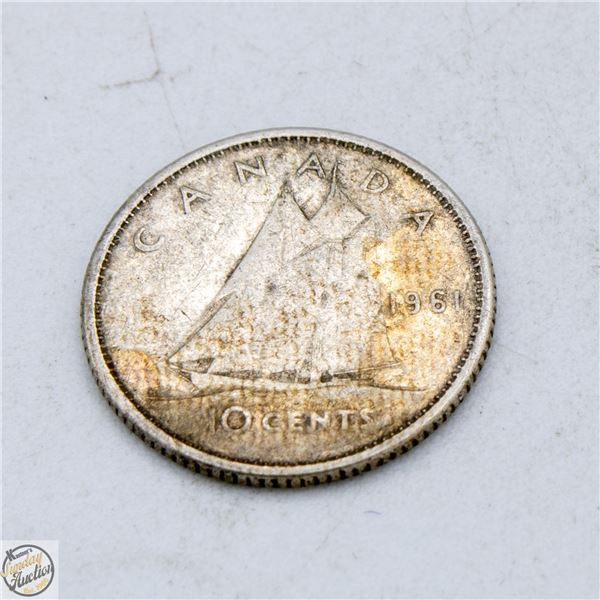 SILVER(2.3G) CANADA 10CENT COIN