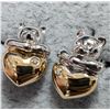 Image 1 : SILVER(3.5G) DIAMOND (0.01CT) EARRINGS