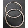 Image 1 : SILVER HOOP 33MM EARRINGS