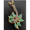 Image 1 : SILVER GENUINE EMERALD (0.6CT) PENDANT