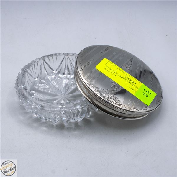 ANTIQUE BIRKS STERLING SILVER AND CUT