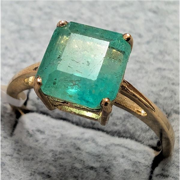 10K(1.98G) COLOMBIA EMERALD (2CT) RING SIZE 7