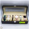 Image 1 : NEW FAUX LEATHER WATCH STORAGE BOX WITH