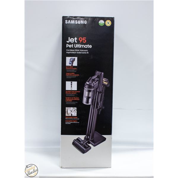 SAMSUNG JET 95 HIGH POWERED CORDLESS STICK VACUUM