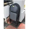 Image 1 : NEW 4PK METAL FOLDING CHAIRS