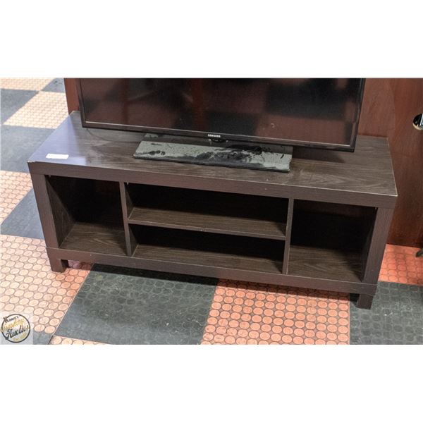 DARK WOODGRAIN TV/MEDIA STAND MULTI-PURPOSE,
