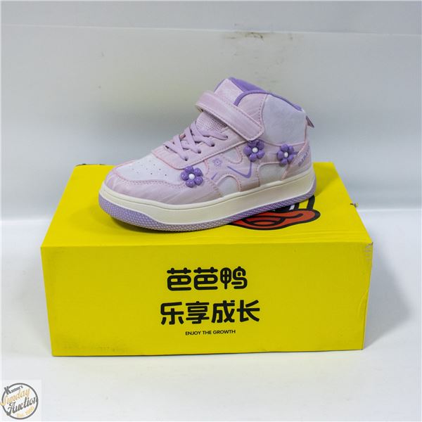 NEW BABAYA GIRLS SNEAKERS PURPLE SIZE 2