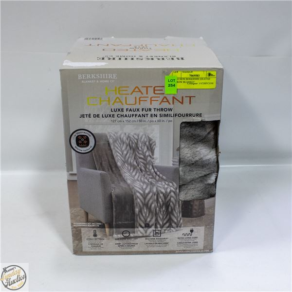 LIKE NEW BERKSHIRE HEATED THROW BLANKET
