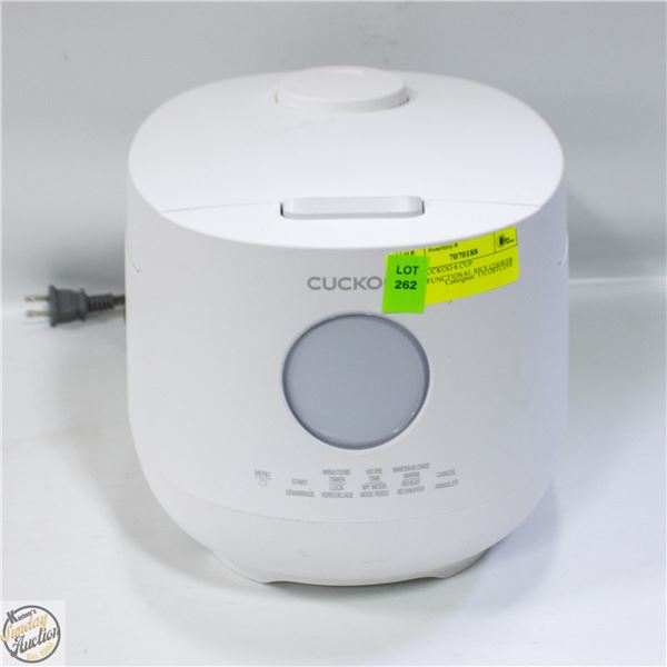 NEW CUCKOO 6 CUP MULTIFUNCTIONAL RICE COOKER
