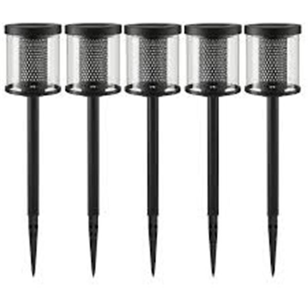 NEW SOLAR LED PATHWAY LIGHTS SET OF 5