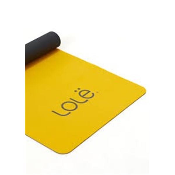 NEW LOLE 5MM YOGA MAT YELLOW