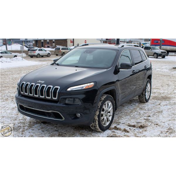 UNRESERVED! 2015 JEEP CHEROKEE LIMITED SUV