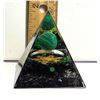 Image 1 : 21)  NATURAL MALACHITE HEALING PYRAMID.