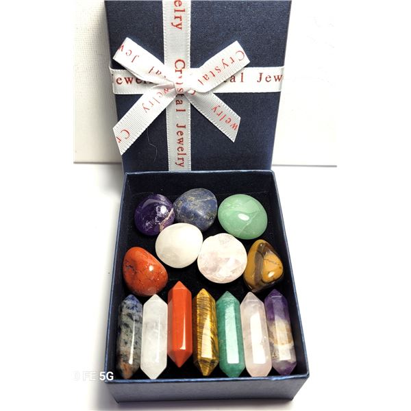 22)  COMPLETE SET OF NATURAL CHAKRA