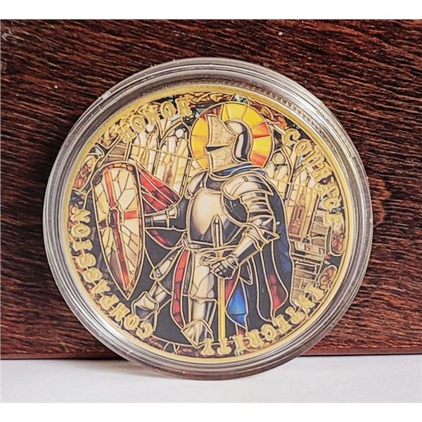 27)  ENCAPSULATED GOLD TONE WITH MULTI