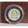 Image 2 : 28) ENCAPSULATED GOLD TONE WITH NAVY
