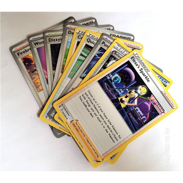 29)  LOT OF 10 POKEMON TRAINER CARDS