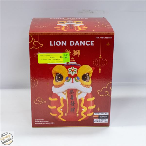NEW LION DANCE SHOWN LIT