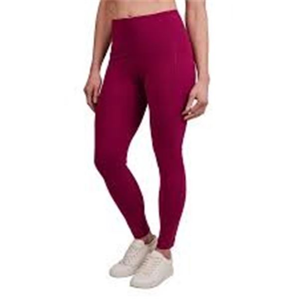 NEW TUFF WOMENS LEGGINGS PINK MEDIUM