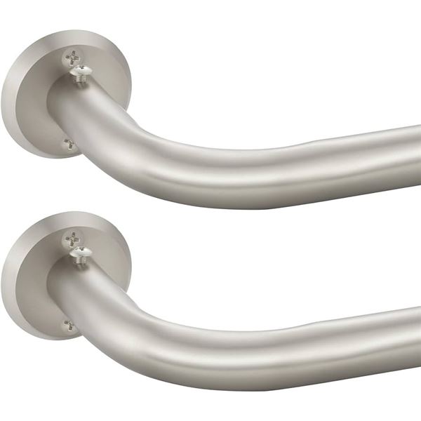 BRAND NEW 2PK WRAP AROUND CURTAIN RODS 84-134"