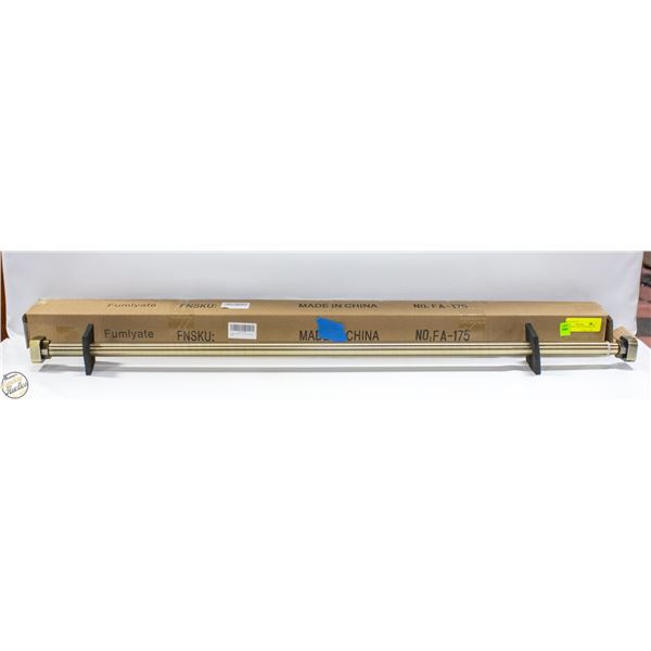 NEW SINGLE CURTAIN ROD BRONZE 42-72"