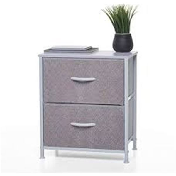 BRAND NEW 2 DRAWER NIGHTSTAND BEDSIDE TABLE