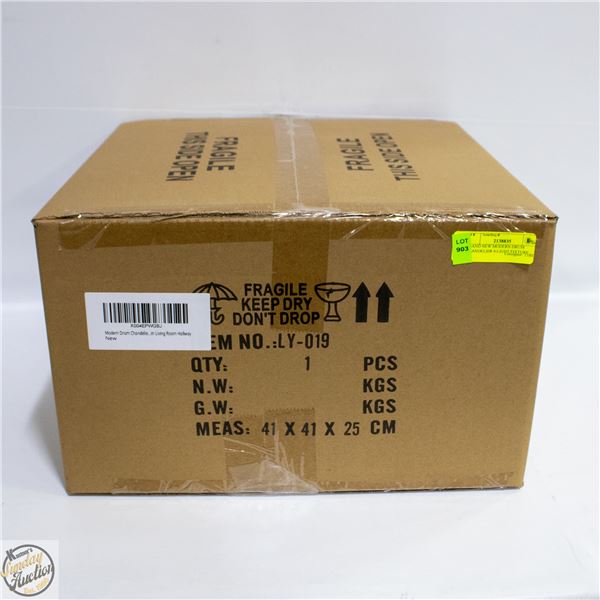 BRAND NEW MODERN DRUM CHANDELIER 4-LIGHT FIXTURE