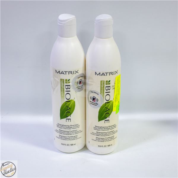 (2) 500ML MATRIX BIOLAGE STRENGTHENING SHAMPOO