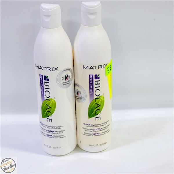 (2)X500ML MATRIX BIOLAGE ULTRA-HYDRATING SHAMPOO