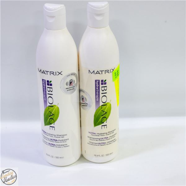 (2)X500ML MATRIX BIOLAGE ULTRA-HYDRATING SHAMPOO