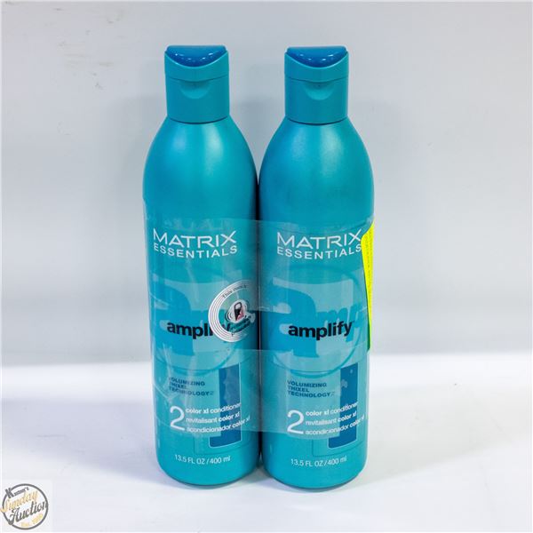 2 MATRIX ESSENTIALS XL CONDITIONER 400 ML BOTTLES