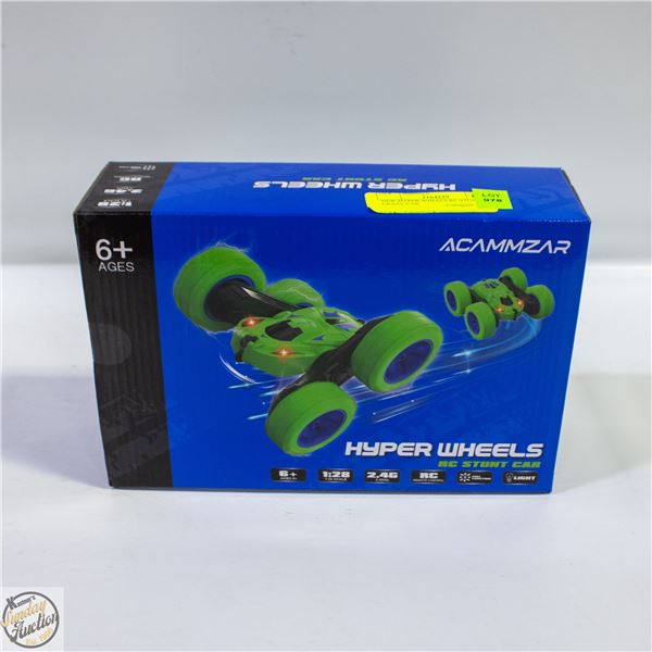 NEW HYPER WHEELS RC STUNT CRAZY CAR