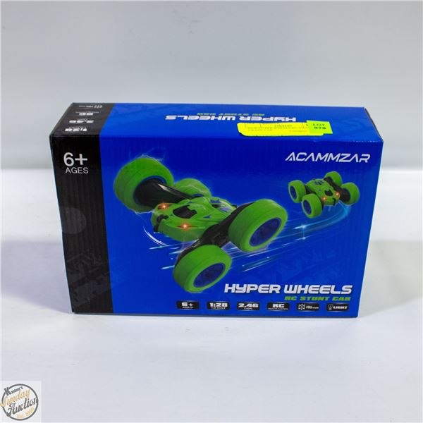 NEW HYPER WHEELS RC STUNT CRAZY CAR