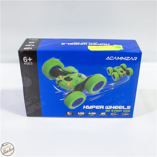 NEW HYPER WHEELS RC STUNT CRAZY CAR