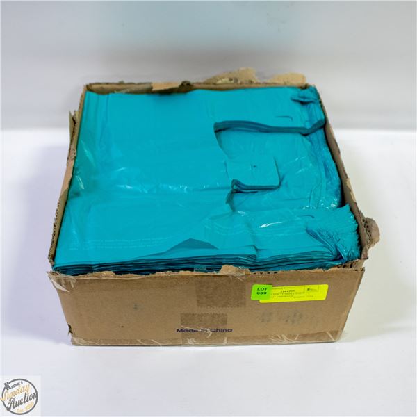 NEW PLASTIC T-SHIRT BAGS 12"X7"X22" 1000 BAGS