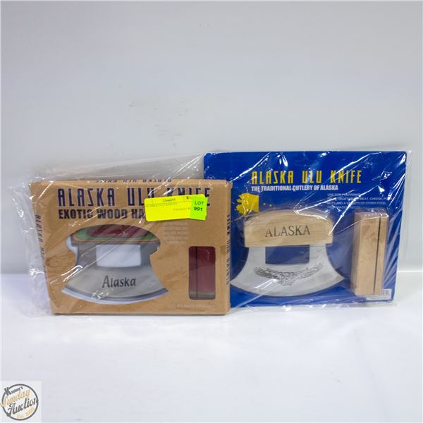 2 ALASKA ULU KNIVES