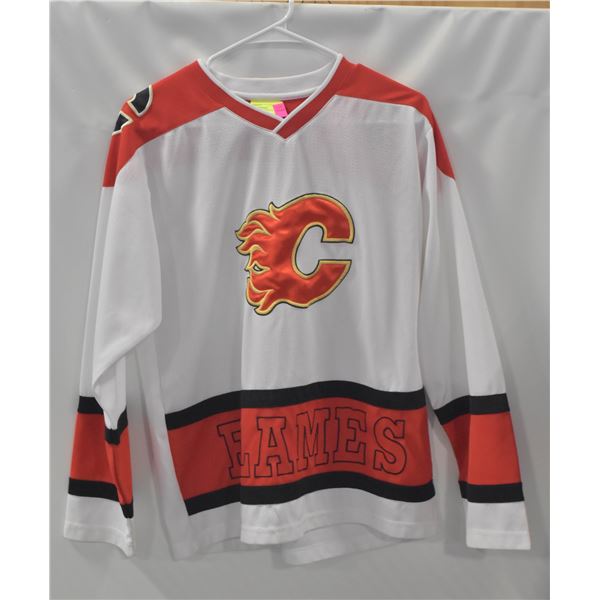 CALGARY FLAMES YOUTH XL JERSEY