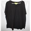 Image 2 : JMS S/S V-NECK TEE BLACK 22 24