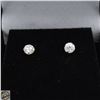 Image 1 : #3902-14 KT YELLOW GOLD EARRINGS WITH
