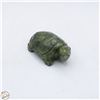 Image 1 : #3915-EMERALD GREEN JADE TURTLE