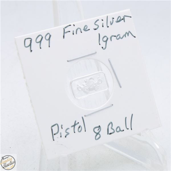 #3906-CANADIAN .999 FINE SILVER 1 GRAM BAR