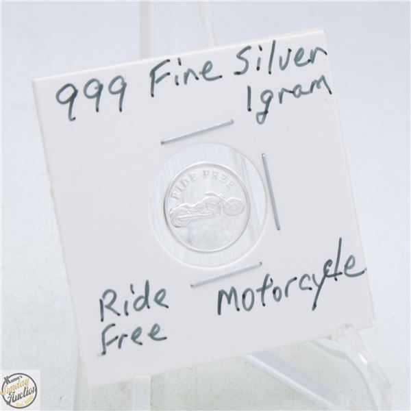 #3903-CANADIAN .999 FINE SILVER 1 GRAM TOKEN