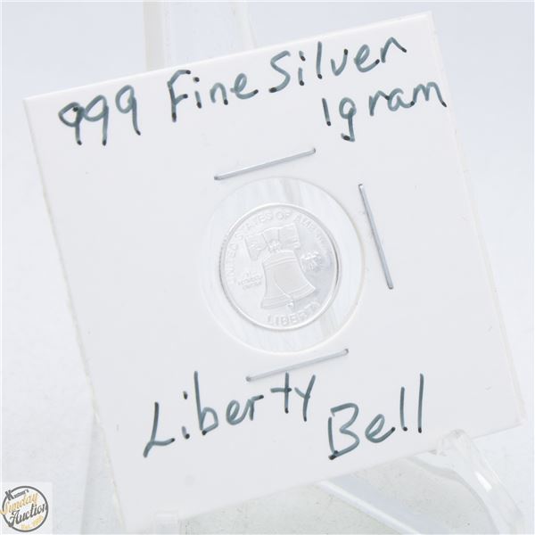 #3907-CANADIAN .999 FINE SILVER 1 GRAM TOKEN