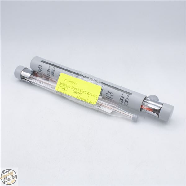 #3924-GROUP OF TWO GLASS CANDY