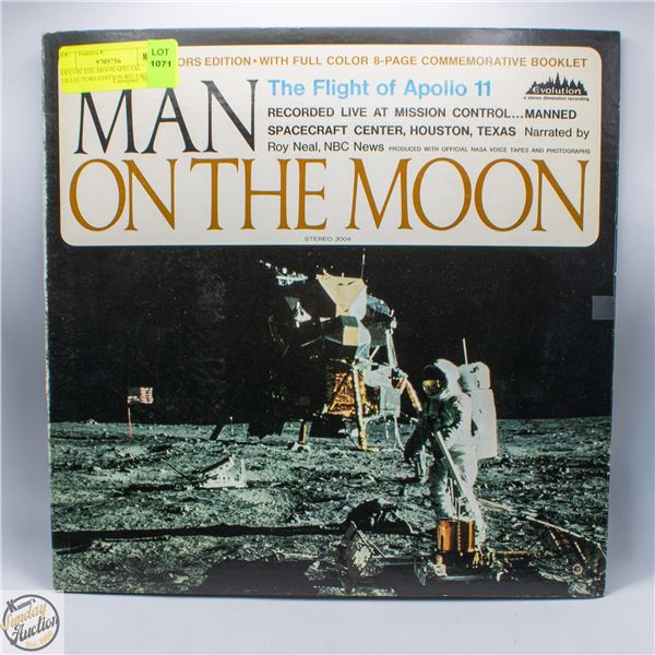 MAN ON THE MOON SPECIAL COLLECTORS EDITION RECORD