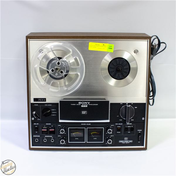 VINTAGE SONY THREE HEAD STERO TAPERECORDER